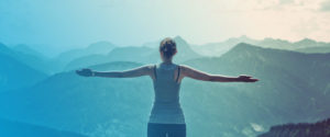 Woman without anxiety