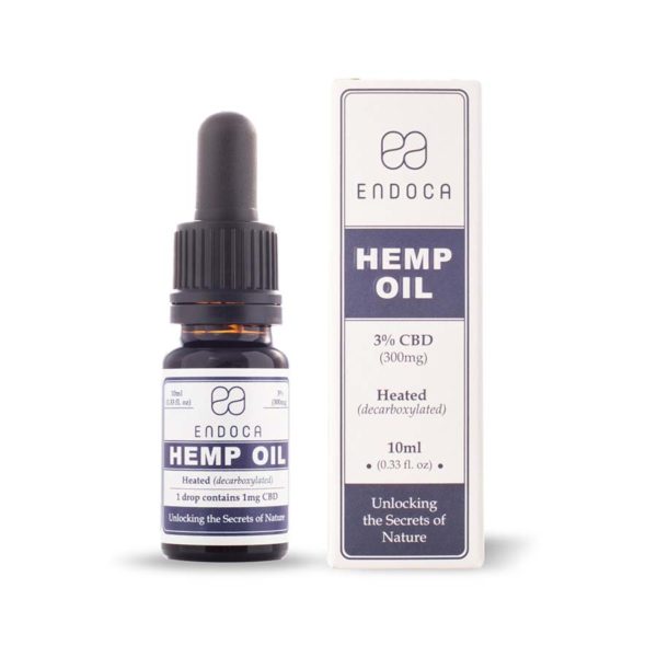 Endoca CBD Oil - Bottle and Box