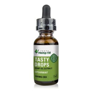 Tasty Drops Hemp Oil 300 mg Spearmint Flavor