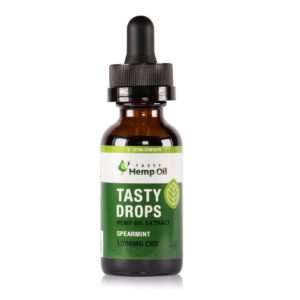 Tasty Drops Spearmint Hemp Oil - Front
