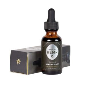Made by Hemp 1000mg French Vanilla CBD Tincture